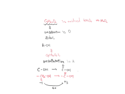 balance-the-following-reaction-in-koh-what-are-the-coefficients-in-front-of-c9h20o2-and-kmno4-in-the-balanced-reaction-kmno4-c9h20o2-c9h14o4k2-mno2-90479