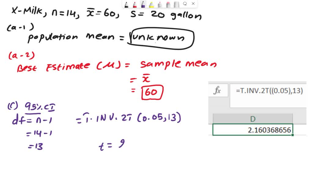 SOLVED The U.S. Dairy Industry wants to estimate the mean yearly milk