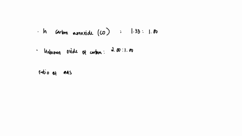 the-ratio-of-oxygen-to-carbon-by-mass-in-carbon-monoxide-is-133-100-find-the-formula-of-an-oxide-o-2-66236
