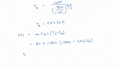problem-2-a-gas-turbine-power-plant-operates-on-simple-brayton-cycle-with-air-as-working-fluid-air-enters-the-turbine-at-850-kpa-and-1000-k-and-exits-at-100-kpa-heat-is-rejected-to-the-surro-19031
