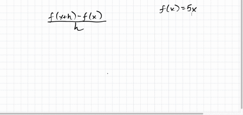 the-average-rate-of-change-of-a-function-on-any-interval-h-units-long-is-represented-by-the-difference-quotient-fxhfxxhx-or-fxhfxh-the-question-is-given-that-fx5xfx5x-write-an-expression-in-77017