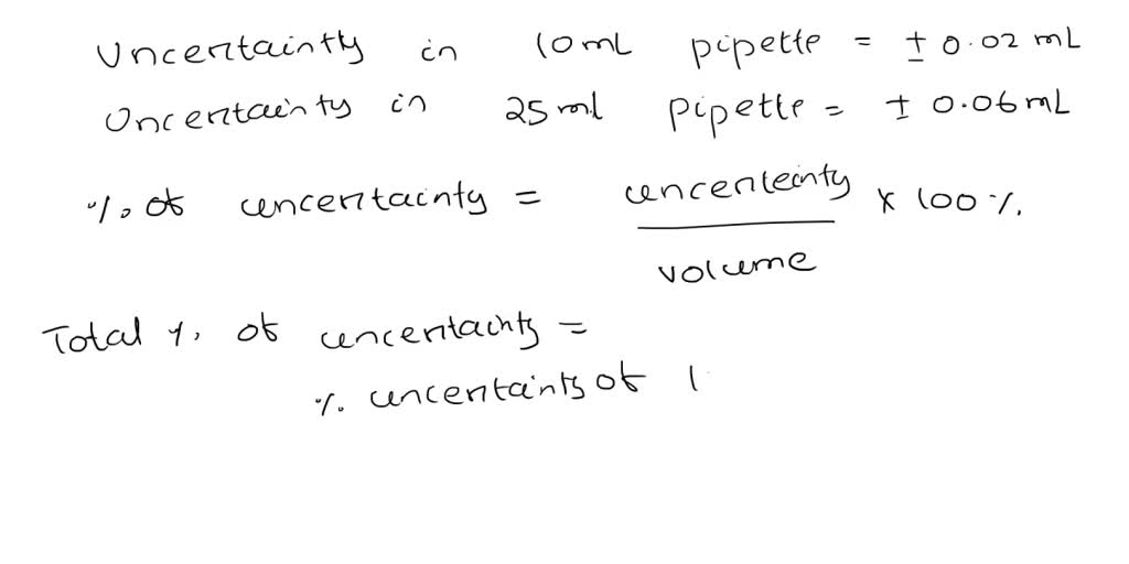 SOLVED Using a 10mL pipette,you prepare a standard solution by