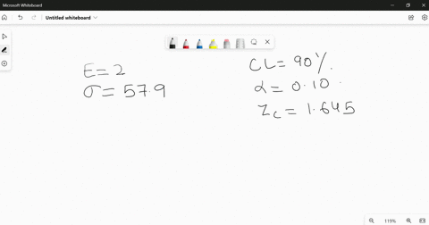 you-want-to-obtain-a-sample-to-estimate-a-population-mean-based-on-previous-evidence-you-believe-the-population-standard-deviation-is-approximately-579579-you-would-like-to-be-90-confident-t-84618
