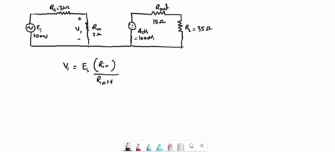 an-amplifier-has-an-open-circuit-voltage-gain-of-1000an-output-resistance-of15-andan-input-resistance-of7kit-is-supplied-from-a-signal-source-of-emf1omv-and-internal-resistance-3kq-the-ampli-73308