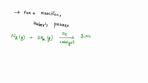 the-haber-reaction-for-the-manufacture-of-ammonia-is-n2-3h2-2nh3-without-doing-any-experiments-which-of-the-following-can-you-say-must-be-true-the-activation-energy-is-positive-disappearance-08656