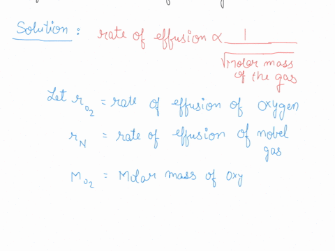 which-noble-gas-if-any-effuses-at-twice-the-rate-of-o2-25036