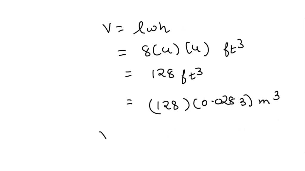 SOLVED A cord is a volume of cut wood equal to a stack 8 ft long, 4 ft