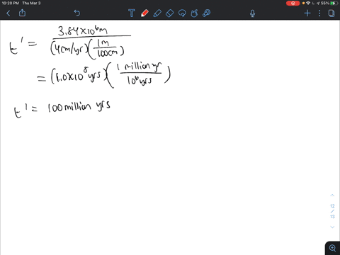 work-out-this-problem-10-tidal-friction-is-slowng-the-rotation-of-the-earth-as-a-result-the-orbit-of-the-moon-is-increasing-in-radius-at-a-rate-0f-approximately-4-cmlyearassuming-this-t0-be-22048