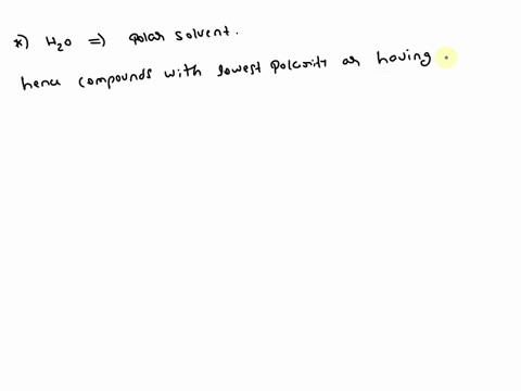 which-compound-will-be-the-least-soluble-in-water-14316