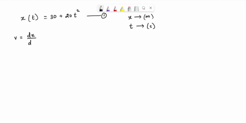 the-displacement-of-an-object-at-any-instant-is-given-by-x-30-20t2-where-x-in-m-and-t-is-in-s-the-acceleration-of-the-object-will-be-a30ms2-b-40ms2-fe-50ms-d-zero-03252