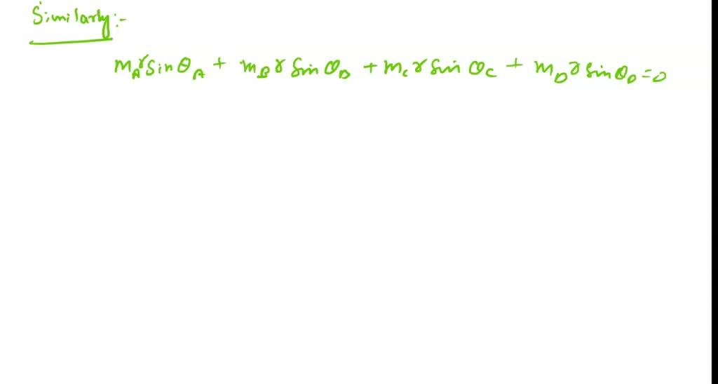 SOLVED: A, B, C And D Are Four Masses Carried By A Rotating Shaft At ...