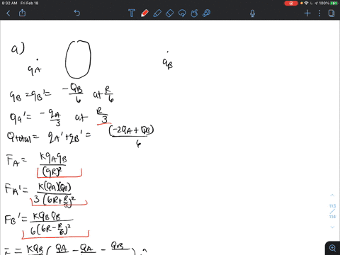 problem-5-a-two-positive-charges-qa-and-qb-are-placed-on-opposite-sides-of-a-grounded-sphere-of-radius-r-at-distances-of-3r-and-6r-respectively-from-the-sphere-center-show-that-qb-is-repelle-83563