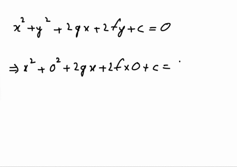the-am-of-the-abscissae-of-points-of-intersection-of-the-circle-x2-y2-2gx-2fy-c-0-with-x-axis-is-a-g-b-g-c-f-d-f-05964