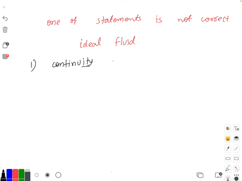 which-one-of-the-following-statement-is-not-correct-for-incompressible-or-ideal-fluid-options-the-continuity-equation-is-a-direct-result-of-conservation-of-mass-bernoullis-equation-is-a-stat-56907