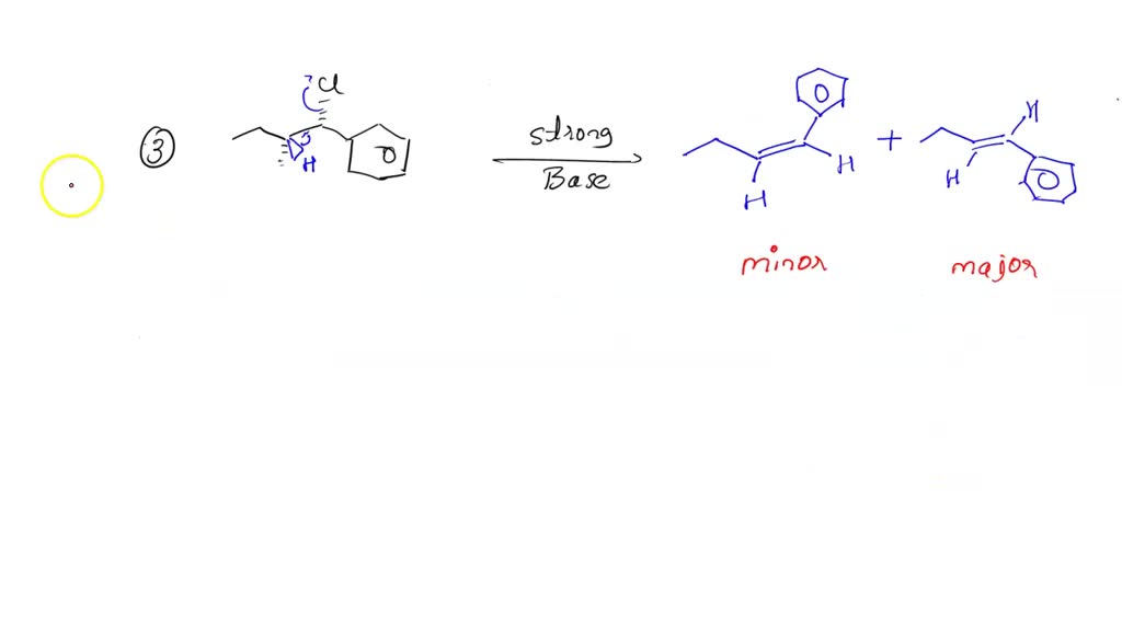 Solved Identify The Nature Of These E2 Reactions 8 7030 Major Minor