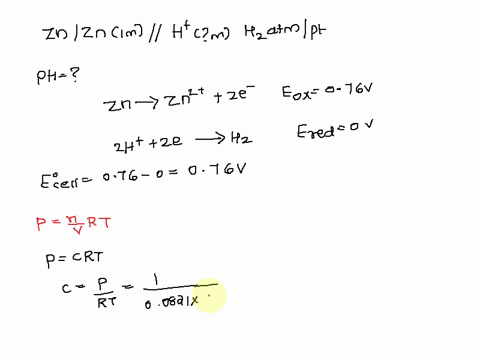what-is-the-ph-of-the-solution-in-the-cathode-compartment-of-the-following-cell-if-the-measured-cell-potential-at-25-c-is-058-v-znszn21mhmh21atmpts-11938