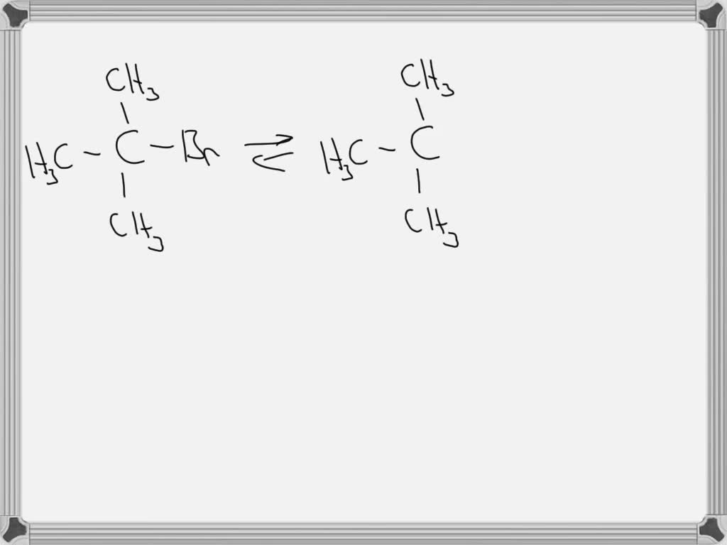 Solved The First Step Of The Reaction Of 2 Bromo 2 Methylpropane With Water Is Shown Below Ch3 5477