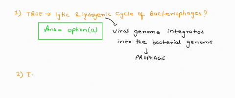 1-which-of-the-following-is-a-major-difference-between-a-lysogenic-and-a-lytic-cycle-in-bacteriophagesa-viral-dna-becomes-a-physical-part-of-the-bacterial-chromosome-only-in-a-lysogenic-cycl-74028