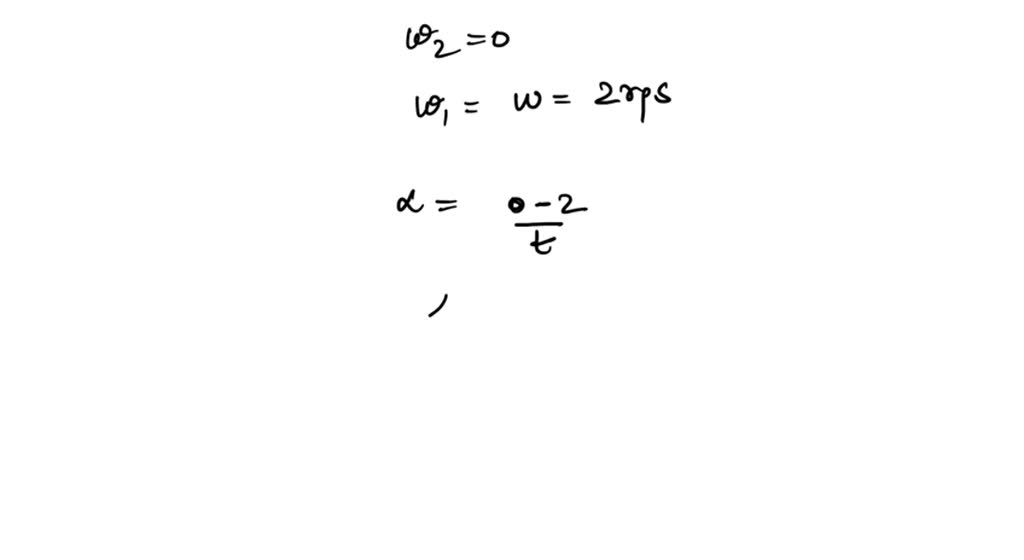 SOLVED: A merry-go-round is initially spinning at 2 revolutions per