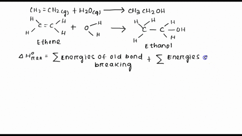enthalpies-of-reaction-calculated-from-bond-energies-and-from-heats-of-formation-are-often-but-not-always-close-to-each-other-a-industrial-ethanol-ch3ch2oh-is-produced-by-a-catalytic-reactio-01477