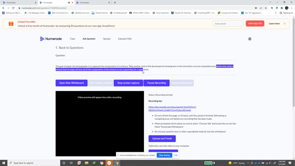 SOLVED 'How are the mixtures separated during TLC chromatography? What