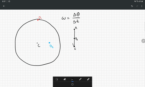 two-objects-are-fixed-on-the-top-of-a-horizontal-wheel-rotating-from-the-center-at-a-constant-angular-speed-object-1-is-positioned-farther-from-the-center-compared-to-object-2-which-of-the-t-64938