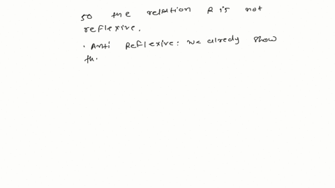 35-pt-7-pt-each-for-each-of-the-following-relations-determine-whether-the-relation-is-reflexive-transitive-anti-reflexive-partial-order-symmetric-a-strict-order-anti-symmetric-an-equivalence-46084