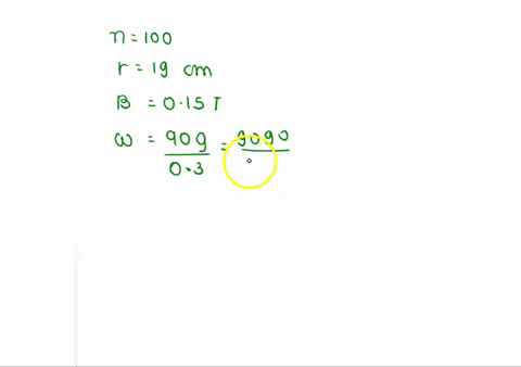 the-figure-shows-a-100-turn-coil-of-wire-of-radius-19-cm-in-a-015-t-magnetic-field-the-coil-is-rotated-909-in-030-s-ending-up-parallel-to-the-field-what-is-the-average-emf-induced-in-the-coi-53523