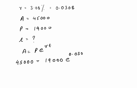 how-many-years-will-it-take-an-investment-of-19000-to-grow-to-45000-if-it-is-invested-at-308-compounded-continuously-round-your-answer-to-two-decimal-places-it-is-not-28-please-help-88207