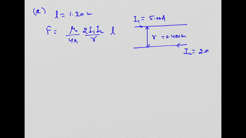 5-two-long-parallel-wires-are-separated-by-a-distance-of-0400-m-the-current-i_1-and-i_2-have-the-direction-shown-see-figure-on-next-page-page-mathbf2-of-mathbf5-a-calculate-the-magnitude-of-the-force