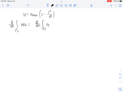 water-flows-steadily-through-a-pipe-of-length-l-and-radius-r75-mathrmmm-calculate-the-uniform-inlet-39217