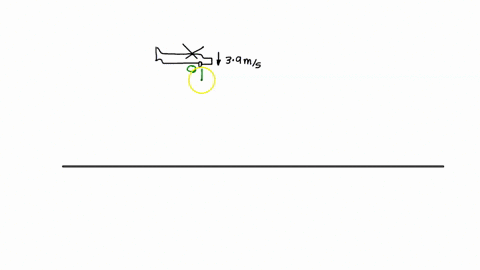 a-helicopter-790-m-above-the-ground-and-descending-at-390-ms-drops-a-package-from-rest-relative-to-the-helicopter-we-have-chosen-the-positive-positive-direction-to-be-upward-the-package-fall-20855