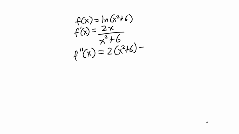 consider-the-following-if-an-answer-does-not-exist-enter-dne-fx-inx2-6-find-the-intervals-on-which-f-is-concave-up-enter-your-answer-using-interval-notation-v6v6-find-the-intervals-on-which-29787