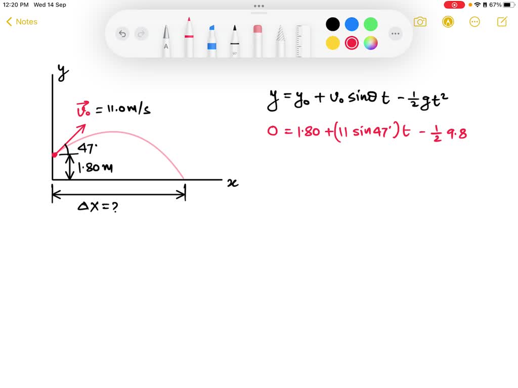 SOLVED You throw a baseball directly upward at time = O at an initial