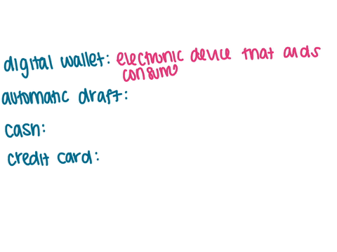 match-the-different-sources-of-payments-to-their-descriptions-an-electronic-device-that-aids-consumers-t0-make-online-payments-through-various-websites-convenient-payment-method-where-funds-28716