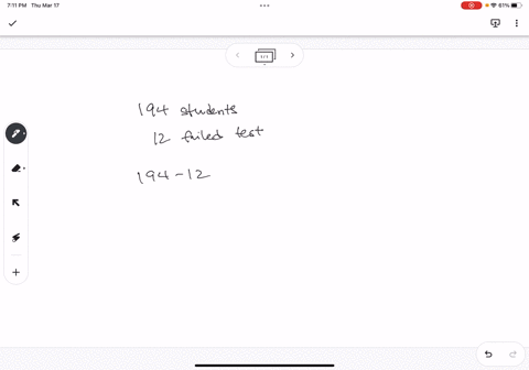 in-a-class-of-194-students-12-failed-the-term-test-what-fraction-of-students-passed-the-test-express-your-answer-in-its-lowest-terms