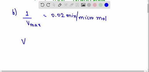 shown-below-is-a-lineweaver-burke-plot-enzyme-catalyzed-reaction-that-displaying-the-kinetics-for-a-both-the-absence-was-conducted-with-800-pmol-of-enzyme-circles-and-presence-iriangi-es-of-55902