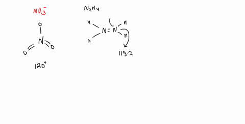 which-of-these-contains-the-largest-bond-angle-at-the-nitrogen-a-no3-b-n2h4-c-no2-d-nh3-e-nh4-71093