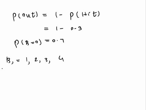 Hit At One Point Math Q2. Suppose when a baseball player gets a hit, a single is...