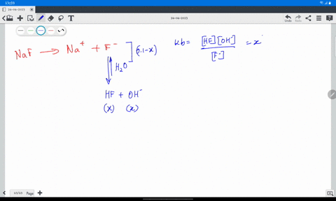 what-is-the-ph-of-a-solution-that-is-0100-m-in-sodium-fluoride-the-pka-of-hydrofluoric-acid-is-318-what-is-the-hf-concentration-84211