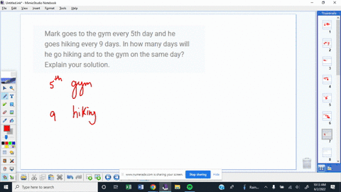 mark-goes-to-the-gym-every-5th-day-and-he-goes-hiking-every-9-days-in-how-many-days-will-he-go-hiking-and-to-the-gym-on-the-same-day-explain-your-solution-93777