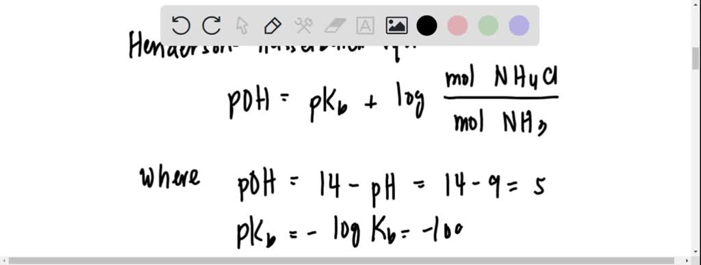 SOLVED: How many moles of NH4Cl should be added to 2 L 0.1 M NH3 ...