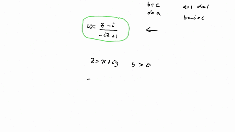 find-the-bilinear-transformation-which-maps-z0-onto-w-i-and-has-1-and-1-as-the-invariant-points-also-show-that-under-this-transformation-the-upper-half-of-the-z-plane-maps-onto-the-interior-34073