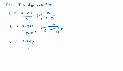 the-rate-constant-for-first-order-reaction-is-80-s-how-time-will-it-take-to-reduce-the-concentration-of-the-reactant-to-118th-of-its-initial-value-85681