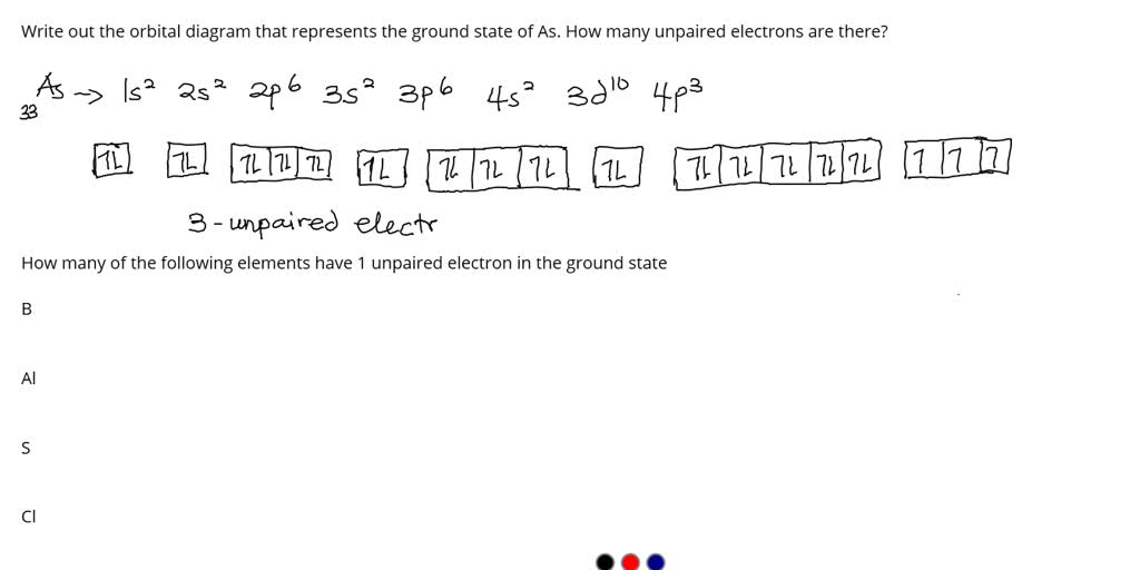 SOLVED: 12. Draw the orbital diagram for a chromium atom in its ground ...