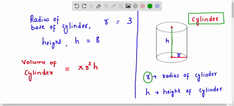what-is-the-volume-of-a-cylinder-with-base-radius-3-and-height-8-16493