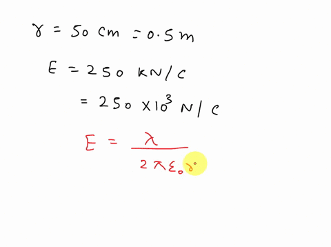 what-is-the-line-charge-density-on-a-long-wire-if-the-electric-field-50-cm-from-the-wire-has-magnitude-250-knc-and-points-toward-the-wire-express-your-answer-in-coulombs-per-meter-azd-m-01222