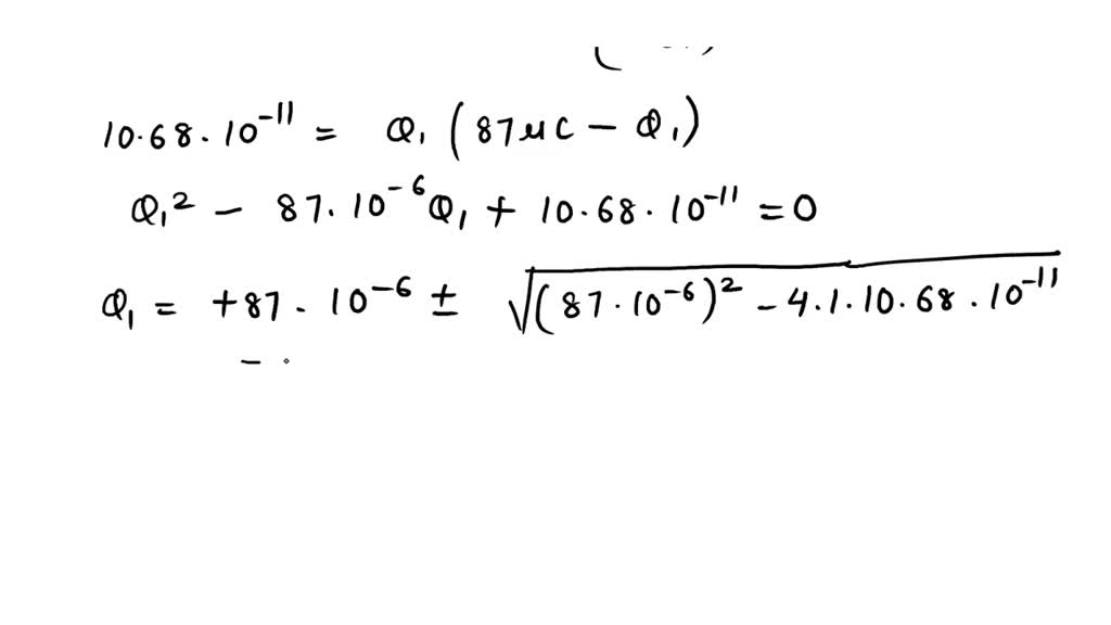 SOLVED Two small nonconducting spheres have a total charge of Q=Q1+Q2