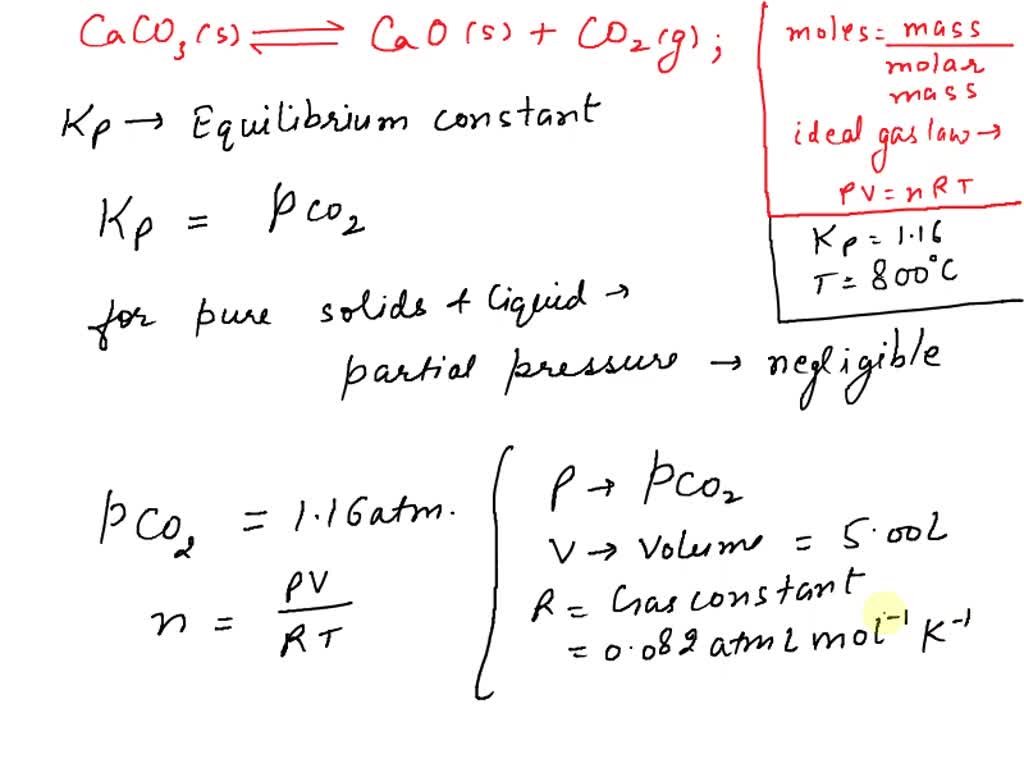 solved-calcium-carbonate-decomposes-at-high-temperatures-to-give