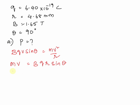 a-particle-with-charge-640-times-10-19-mathrmc-travels-in-a-circular-orbit-with-radius-468-mathrmm-2-26051